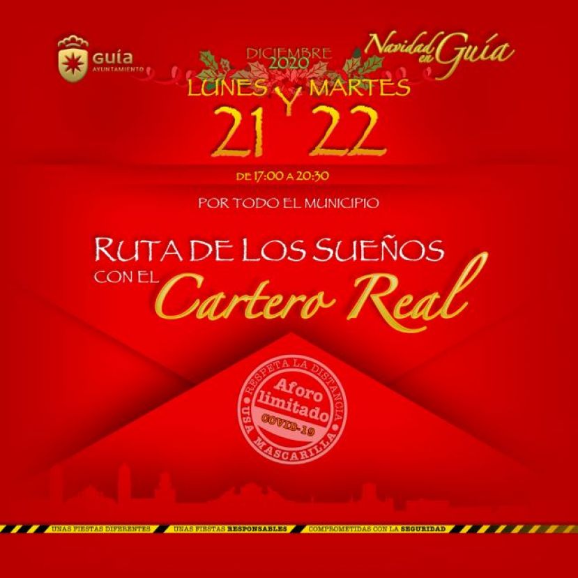 El Cartero Real y Pap&aacute; Noel recorrer&aacute;n los barrios de Gu&iacute;a la pr&oacute;xima semana