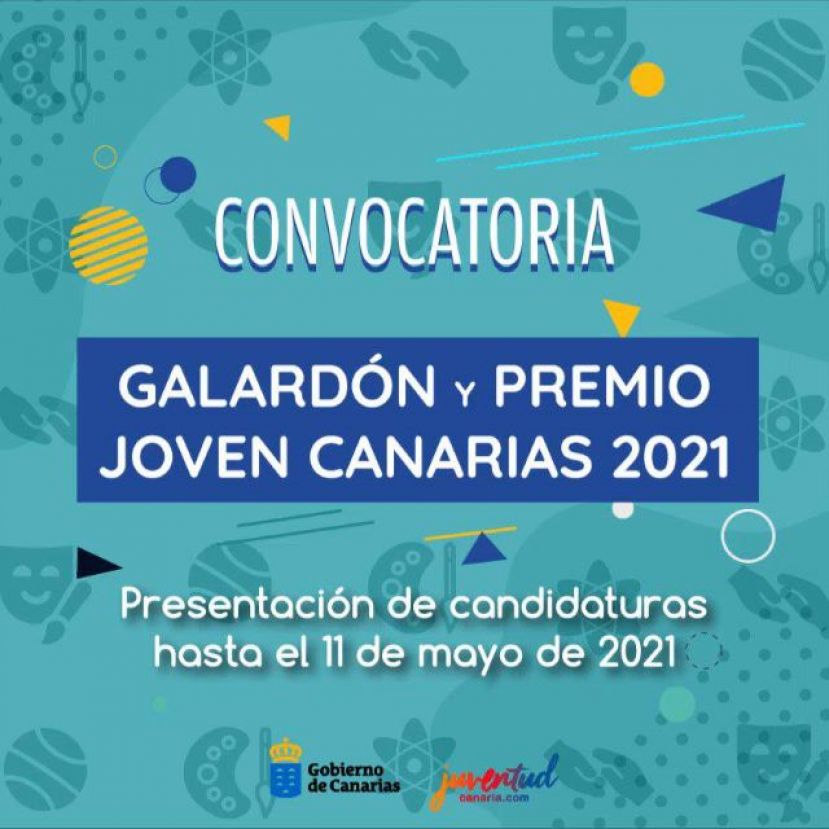 Plazo para la presentaci&oacute;n de candidaturas al &ldquo;Galard&oacute;n y Premios Joven Canarias 2021&rdquo;