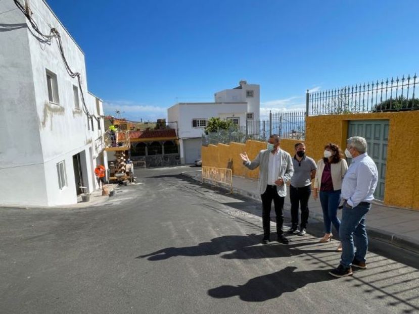 Guía: La consejera del Cabildo, Concepción Monzón, visitó hoy el municipio