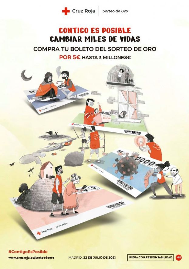 Vuelve el sorteo de oro de Cruz Roja