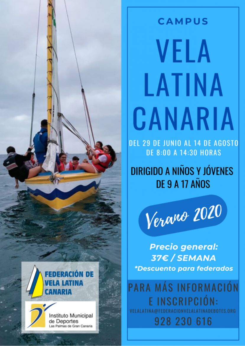 La Escuela de Vela Latina Canaria retoma su actividad