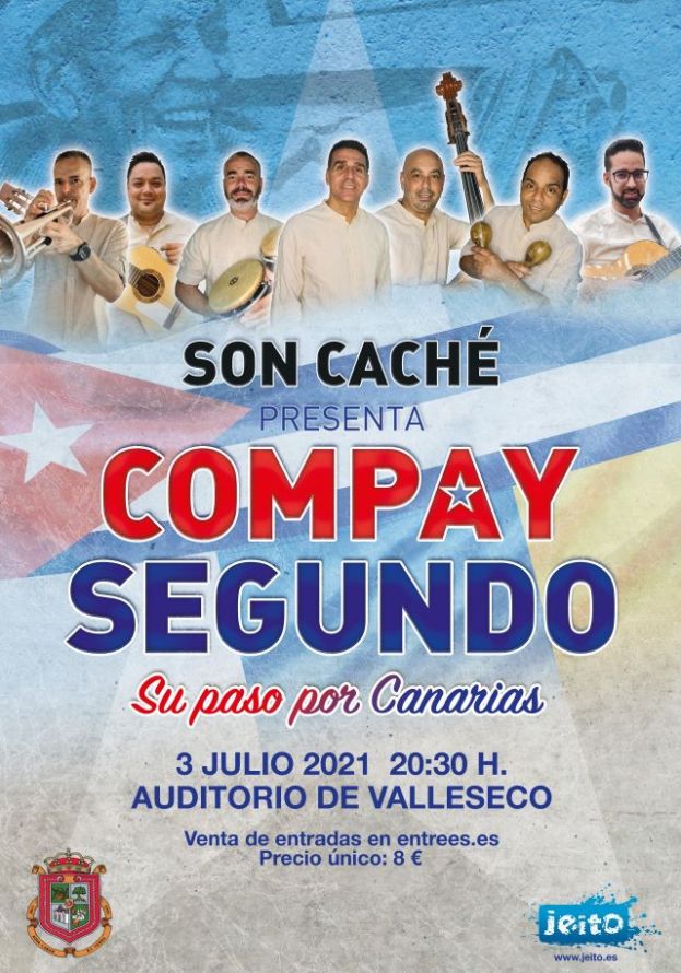 Tributo del rey cubano en el municipio de Valleseco