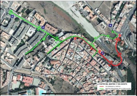 Guía: La calle Sancho de Vargas se cierra al tráfico a partir del martes por trabajos