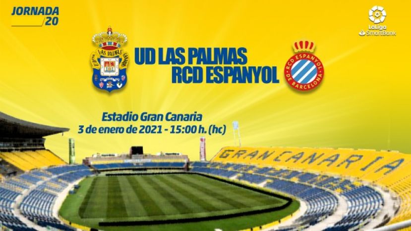 Radio Faro del Noroeste retransmite a las 15.00 horas: UD. Las Palmas - RCD Espanyol