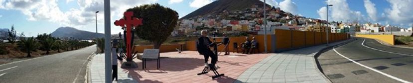 Guía: Culminan las obras de la zona peatonal de entrada al barrio de  La Atalaya