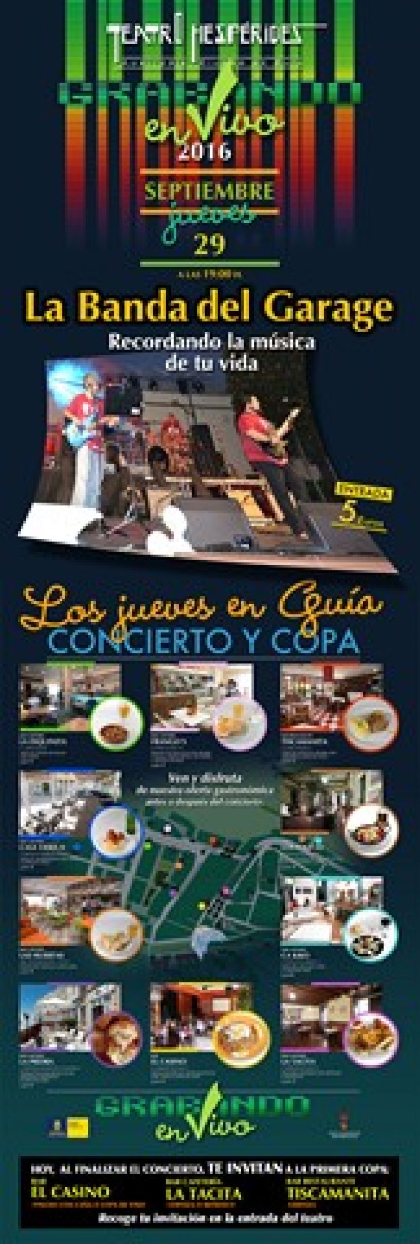 Guía: “La Banda del Garage” Comienza el proyecto denominado “Grabando en Vivo”