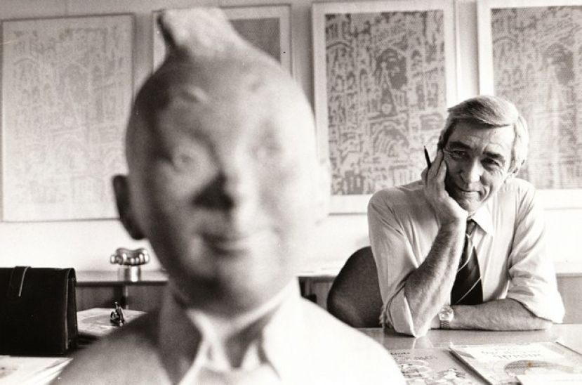 El universo de Tintín se instala en la Biblioteca Insular