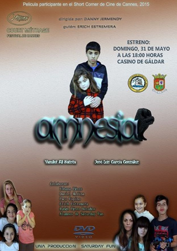Gáldar: Cartel del corto “Amnesia” del próximo domingo en el Casino