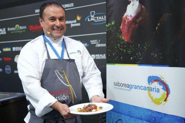 La exclusiva textura del at&uacute;n rojo de Gran Canaria pescado de uno de uno con anzuelo y cebo vivo impacta en Madrid Fusi&oacute;n