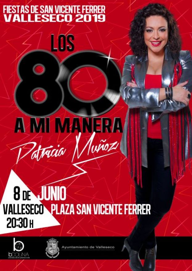 Llega a Valleseco &ldquo;Los 80 A Mi Manera&rdquo; de Patricia Mu&ntilde;oz