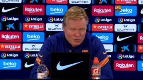Koeman no piensa dimitir, aunque "no he notado la confianza del club"