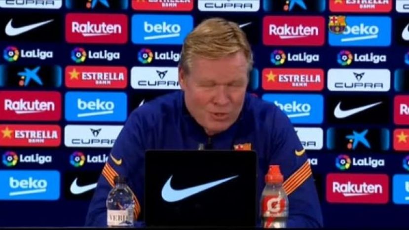 Koeman no piensa dimitir, aunque &quot;no he notado la confianza del club&quot;