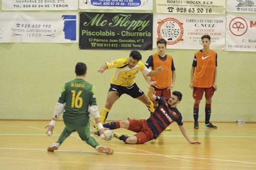 El Gran Canaria FS casi logra rescatar un punto ante el FC Barcelona B (2-3)