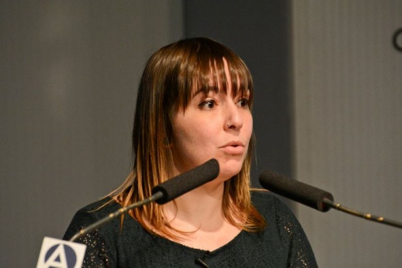 Sem&iacute;ramis Gonz&aacute;lez imparte una charla sobre arte y feminismo en el CAAM
