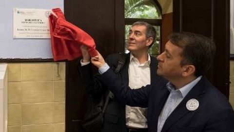 Fernando Clavijo inaugura la biblioteca escolar del CEIP Isabel La Cat&oacute;lica