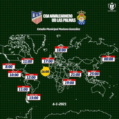 Radio Faro del Noroeste retransmite a las 16.00 horas: Navalcarnero - UD. Las Palmas