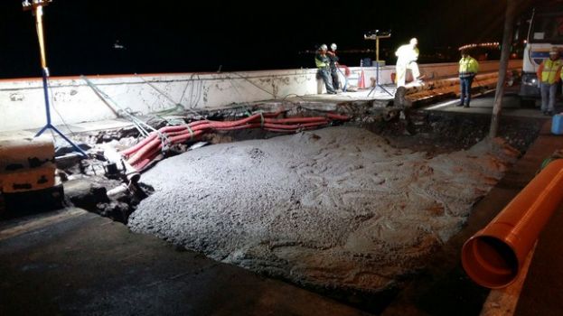 El Cabildo podr&aacute; abrir uno de los carriles de la Avenida Mar&iacute;tima a las 4.00 horas y no tendr&aacute; que cerrarla por completo al tr&aacute;fico