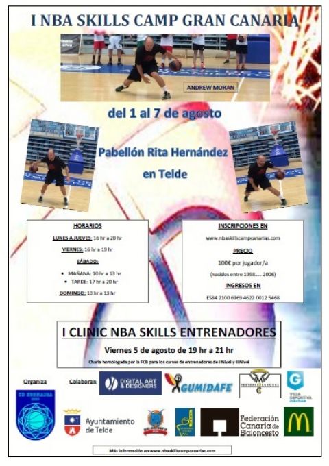 Baloncesto: I NBA Skills Camp Gran Canaria 2016