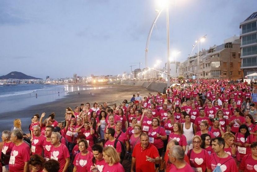 Una marea rosa recaudar&aacute; fondos en Gran Canaria para luchar contra el c&aacute;ncer de mama y promover h&aacute;bitos saludables