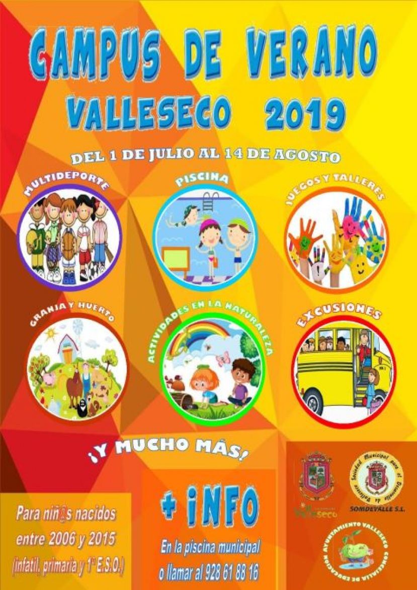 Valleseco se prepara para una nueva edici&oacute;n del Campus de Verano