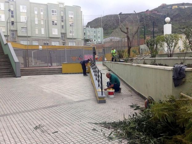 Guía: Remozamiento de las canchas deportivas de distintas zonas del municipio