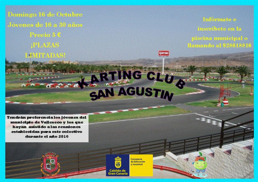 Valleseco organiza una salida al Karting