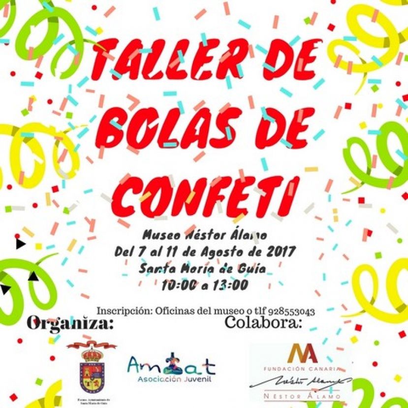 Guía: Taller de elaboración de bolas de confeti para las fiestas de La Virgen