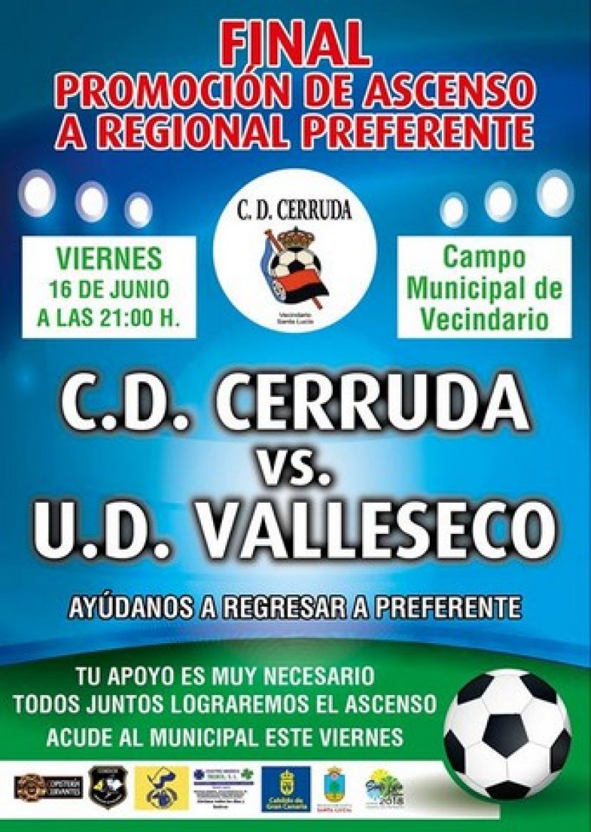 Radio Faro del Noroeste en el CD.Cerruda - CD. Valleseco, directo a la preferente