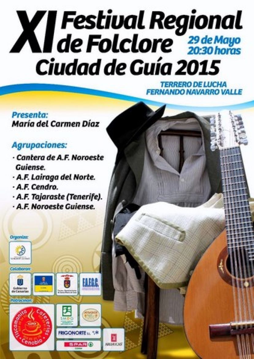 Guía: Se celebra este viernes el XI Festival Regional de Folclore “Ciudad de Guía&quot;