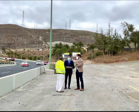 La Consejer&iacute;a de Obras P&uacute;blicas, Infraestructuras, Transporte y Movilidad concluye las obras de reparaci&oacute;n de la GC-1 en la zona del T&iacute;voli