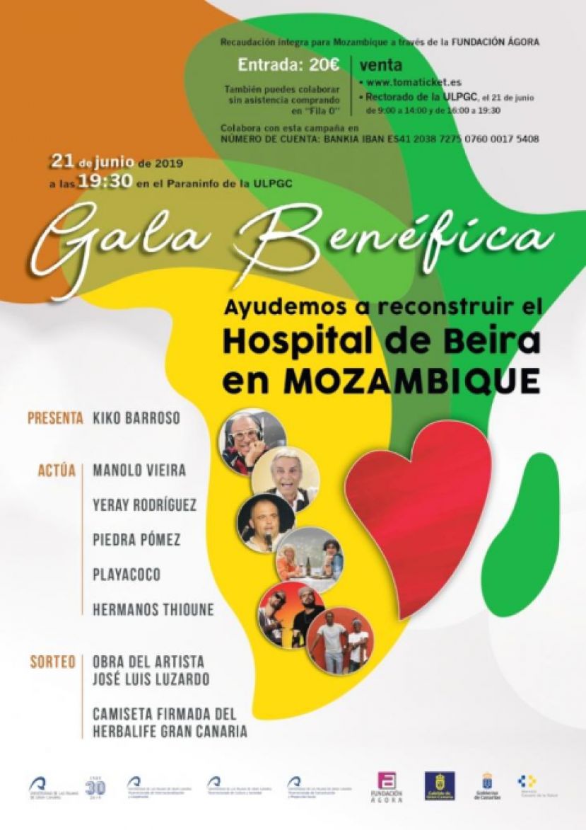 Gala Solidaria Solidaria en el Paraninfo a favor del Hospital de Beira en Mozambique