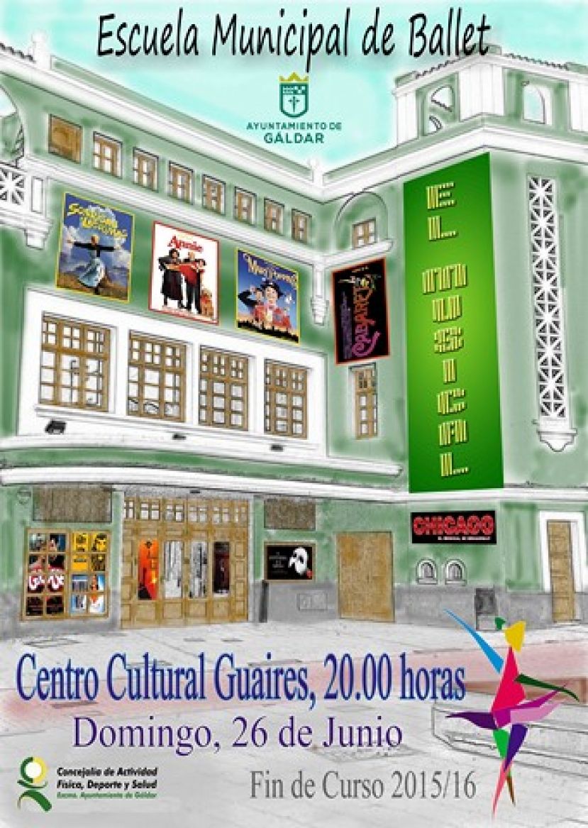 Gáldar: La Escuela Municipal de Ballet clausura este domingo el Curso 2015/2016