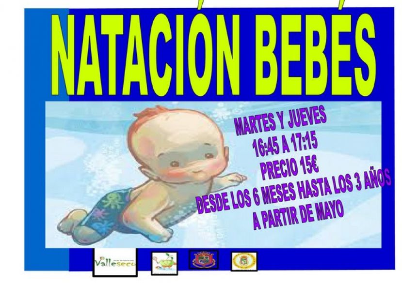 Valleseco pone en marcha cursos de nataci&oacute;n beb&eacute;s