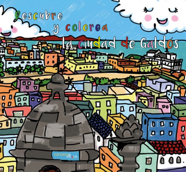 Los niños y niñas ya pueden colorear la ciudad que conoció Pérez Galdós