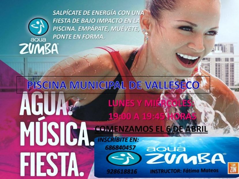 Valleseco: Llega Aqua Zumba, el deporte de moda