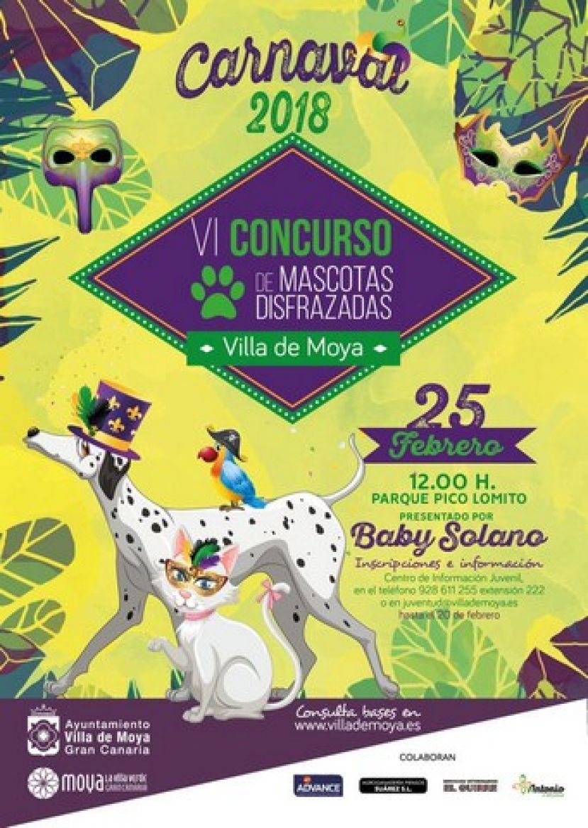 Este fin de semana llega el Carnaval a la Villa de Moya