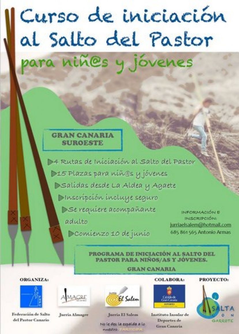 La Aldea: Comienzo del Curso se Iniciaci&oacute;n al Salto de Pastor