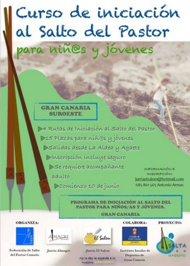 La Aldea: Comienzo del Curso se Iniciaci&oacute;n al Salto de Pastor
