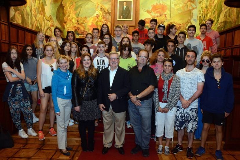 Recibimiento a jóvenes que participan en el programa ‘Erasmus+ Juventud’