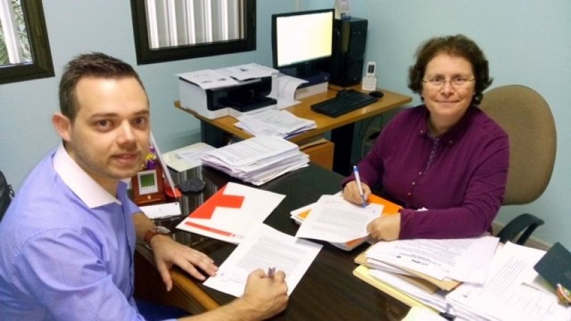 Colaboraci&oacute;n de Cruz Roja Espa&ntilde;ola del Norte de GC y el IES S&ordf; M&ordf; de Gu&iacute;a