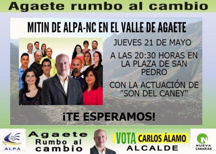 ALPA-NC celebra este Jueves un mitin en El Valle de Agaete