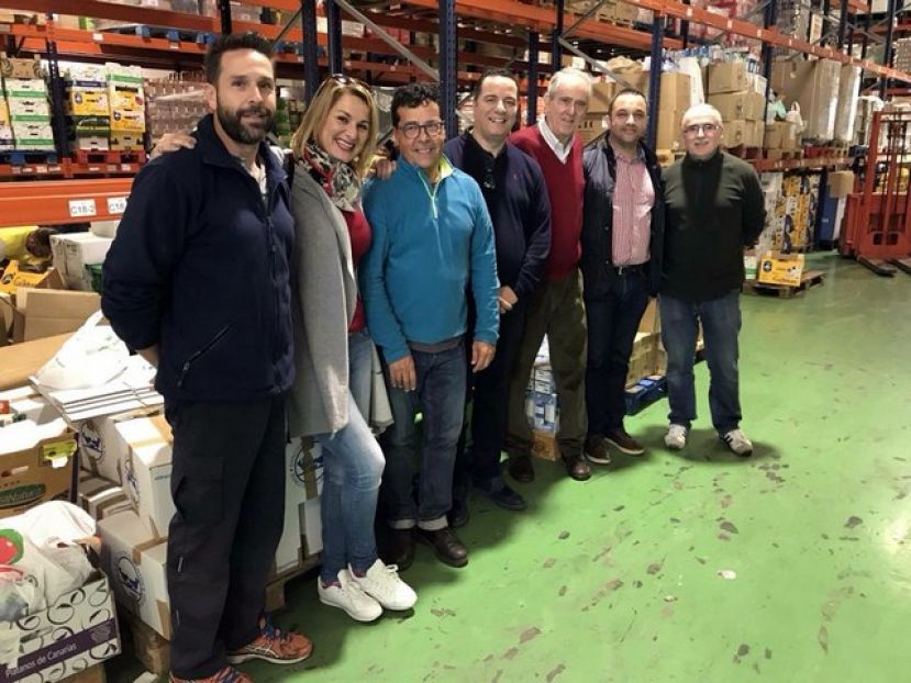 Moya: Entrega de cerca de 1.200 kilos de alimento al Banco de Alimentos