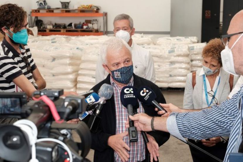 Envío de 1.200 toneladas de gofio para los campamentos saharauis