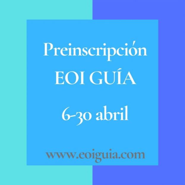 La Escuela Oficial de Idiomas de Santa Mar&iacute;a de Gu&iacute;a abre el plazo de preinscripci&oacute;n