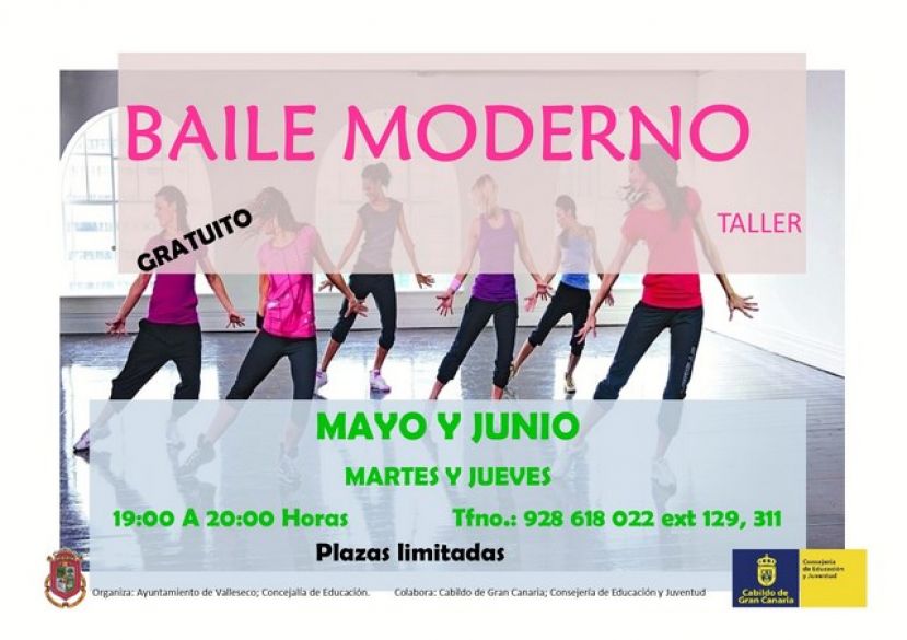 Valleseco lanza un taller de Baile Moderno