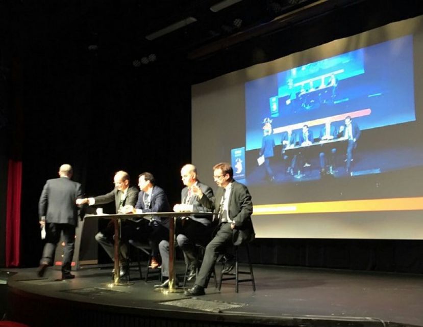 Gestion del Cabildo con 15 de entidades en la Convención de Biomarina en Noruega