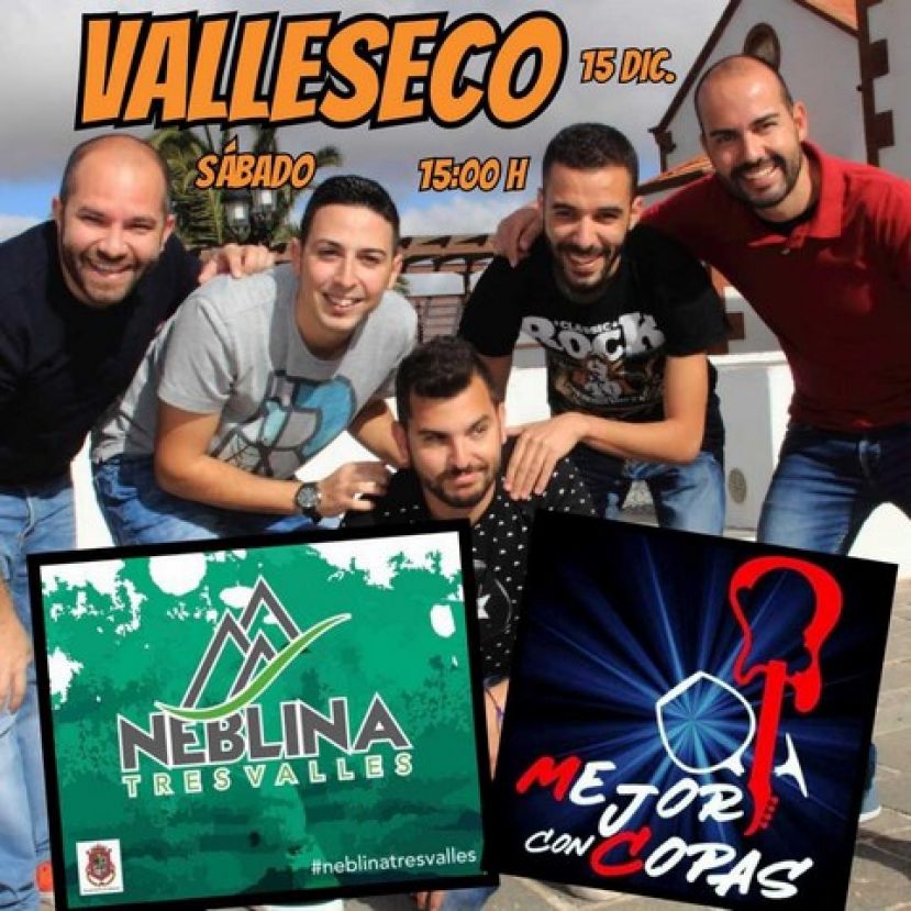 Mejor Con Copas lleva sus versiones a la V Neblina Tres Valles de Valleseco