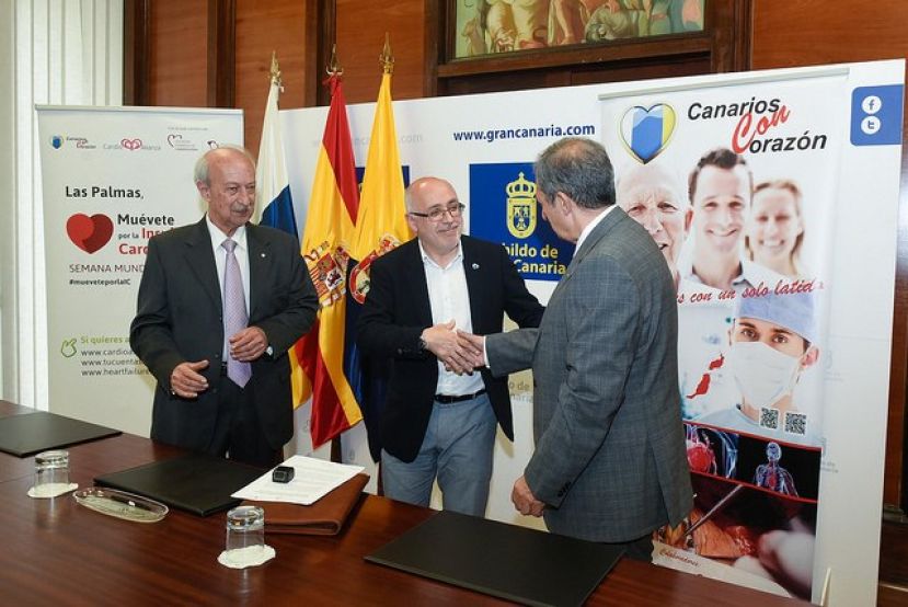 Menos hidratos y m&aacute;s zapato, recomendaci&oacute;n lanzada por Canarios con Coraz&oacute;n en el Cabildo de Gran Canaria por la alta mortalidad cardiaca