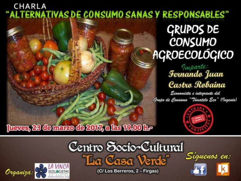 Firgas: Charla &ldquo;Alternativas de consumo sanas y responsables....&rdquo;