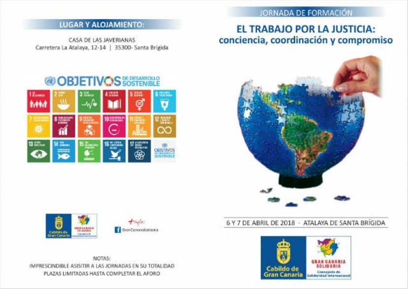&lsquo;El trabajo por la justicia: conciencia, coordinaci&oacute;n y compromiso&rsquo;, lema de las II Jornadas de Formaci&oacute;n de Gran Canaria Solidaria